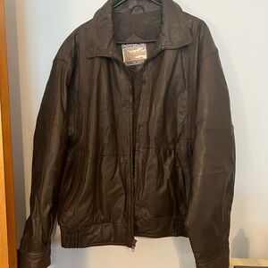 GORGEOUS Nimbus Genuine Leather Jacket with Lamb Skin Lining